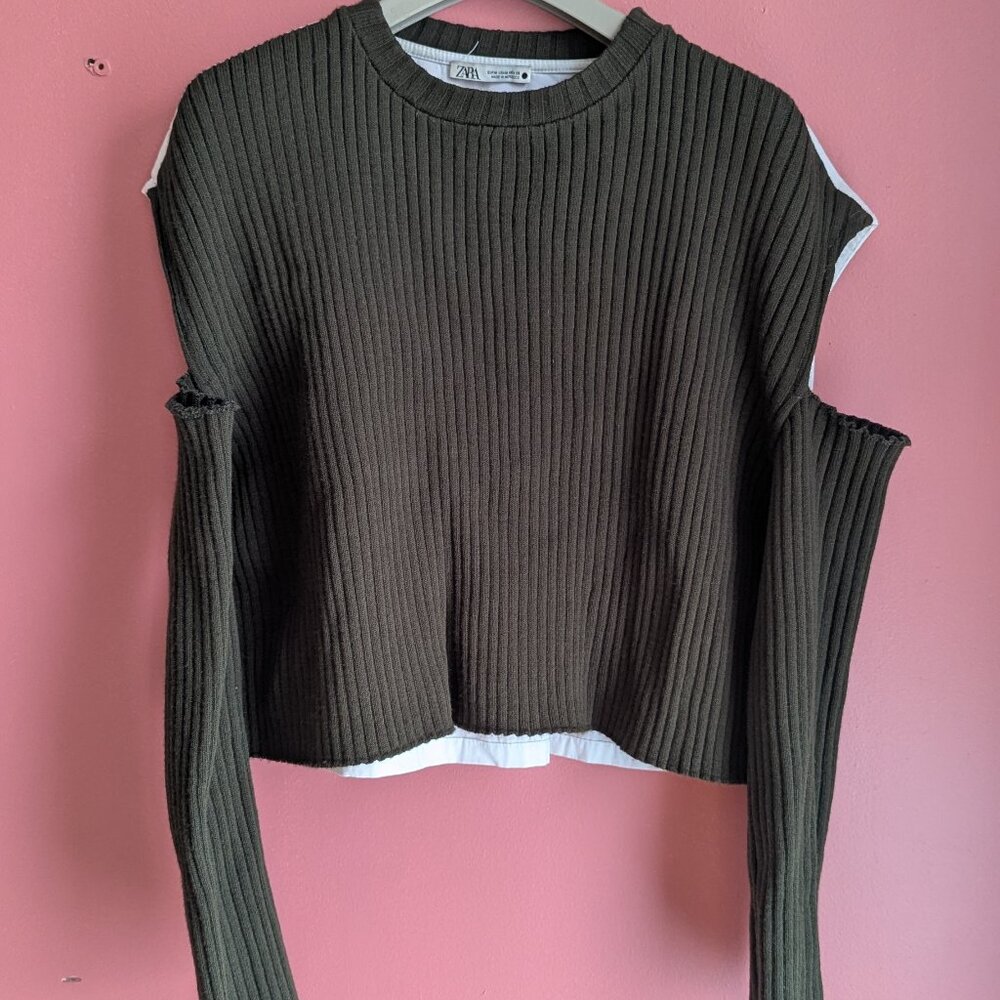 Long sleeve cut out Shirt
